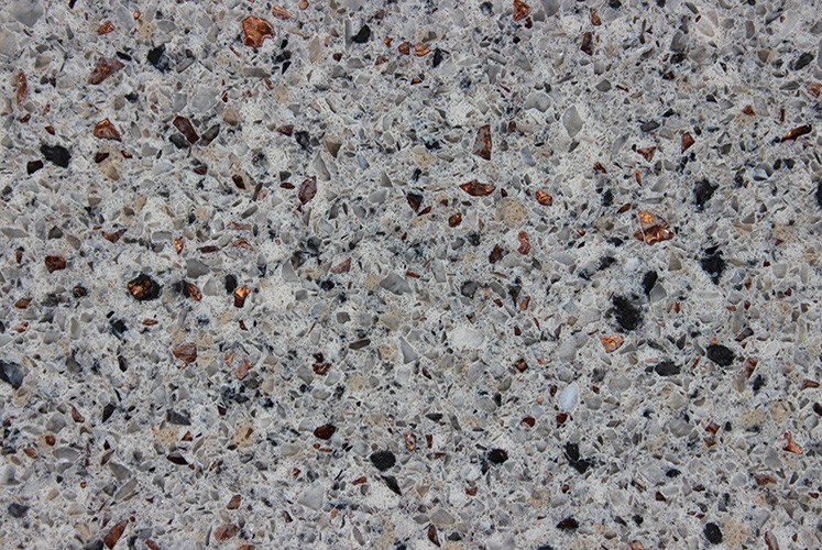  Quartz Countertop With Bronze Inlay