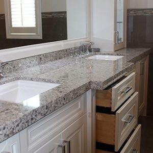   Double Sink Vanity With Dovetail Drawers