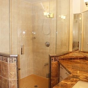   Bathroom Renovation Granite Countertop North York