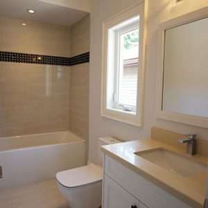   Single Sink White Vanity Quartz Counter Top