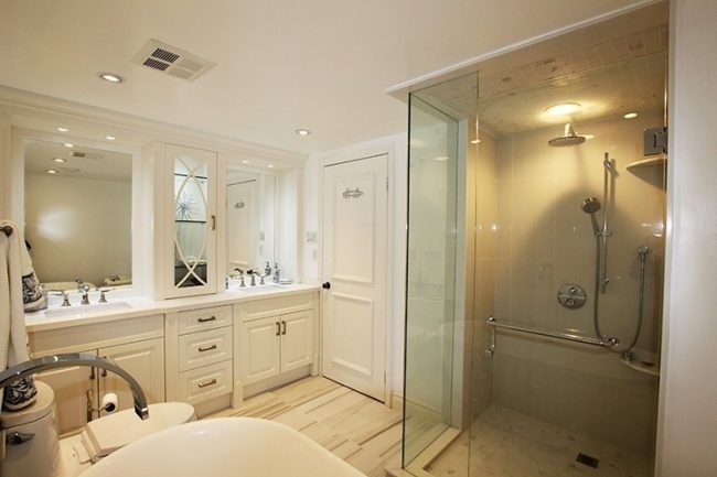 Fully renovated bathroom. Design and built by JK North York 2014 Bathroom Renovation North York