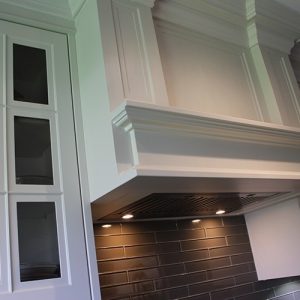   Custom Designed And Built Mantle Hood