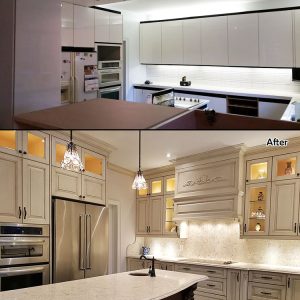 Kitchen Renovation Before and After Photo