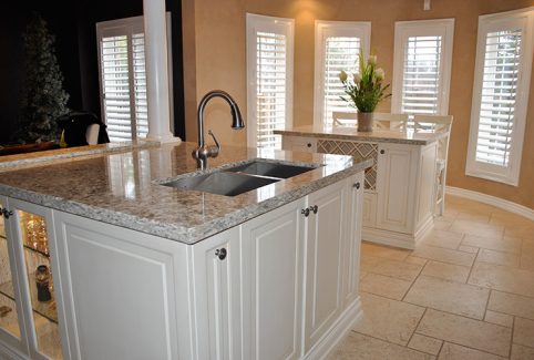  Classic Almond Glazed Antique Island