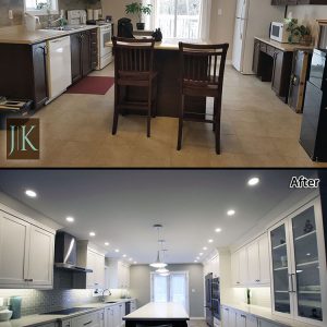 kitchen renovation before after photo b