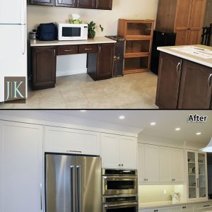 kitchen renovation before after photo c