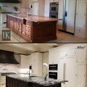 kitchen renovation restoration before after photo