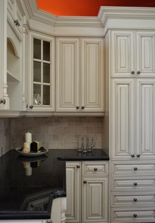  Almond Glazed Kitchen Cabinets