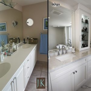custom made double sink vanity painted mdf quartz countertop torotnto