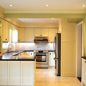   Painted Transitional Kitchen