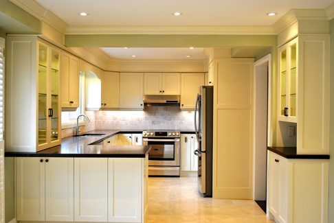   Painted Transitional Kitchen