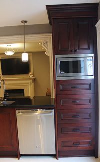  Built In Microvawe Solid Maple Drawers Soft Close Hinges