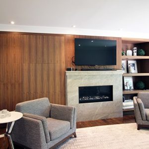  Modern Wall Unit Veneer Wallnut Made Thornhill