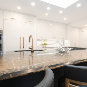 Luxury modern Kitchen- Two tone kitchen countertop- Remodeling- Toronto by JK 2023