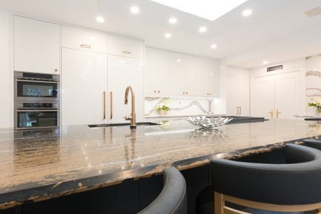 Luxury modern Kitchen- Two tone kitchen countertop- Remodeling- Toronto by JK 2023