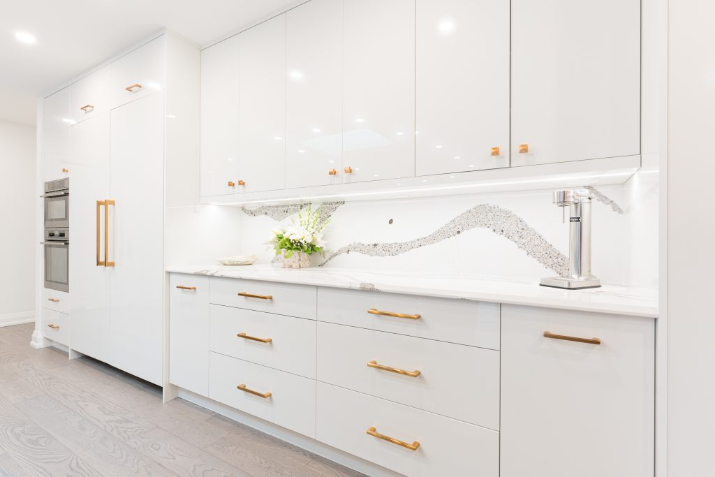 Quartz countertop and backsplash- Cambria- Kitchen reno by JK Toronto 2023 Quartz countertop and backsplash- Cambria- Kitchen reno by JK Toronto 2023