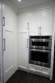 painted off white kitchen