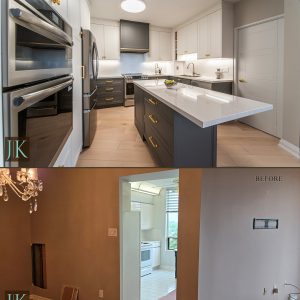 Before & After Kosher kitchen Thornhill