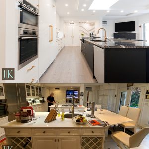 Before & After Modern Kitchen in North York