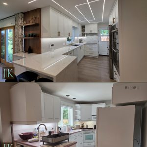 Before & After Toronto kitchen remodeling by JK