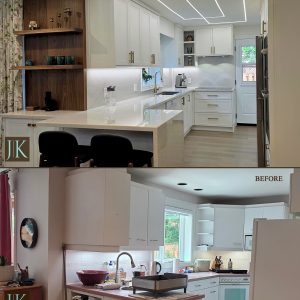 Before & After Toronto kitchen remodeling by JK