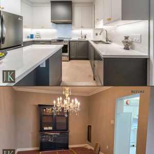 Before and After Kosher Kitchen Thornhill