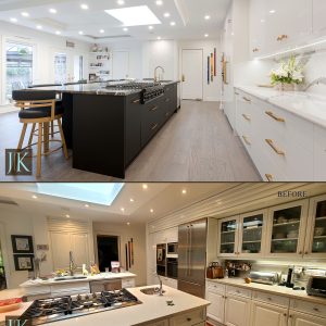 Before and After Modern Kitchen Toronto