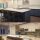 Before and After Blue white painted MDF Kitchen Toronto by JK