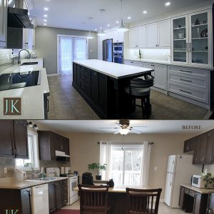 Before and After Kitchen remodeling Toronto by JK