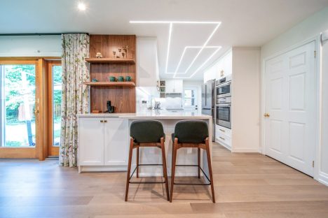 Home renovation kitchen remodeling, floor,cabients, stone, desing & manufacture by JK Markham