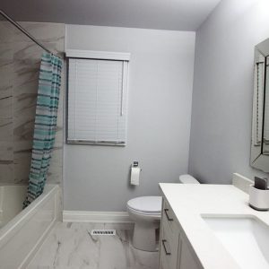 Bathroom renovation. Design and built by JK Toronto 2018