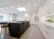 Modern black and white kitchen Toronto designed and builed by JK