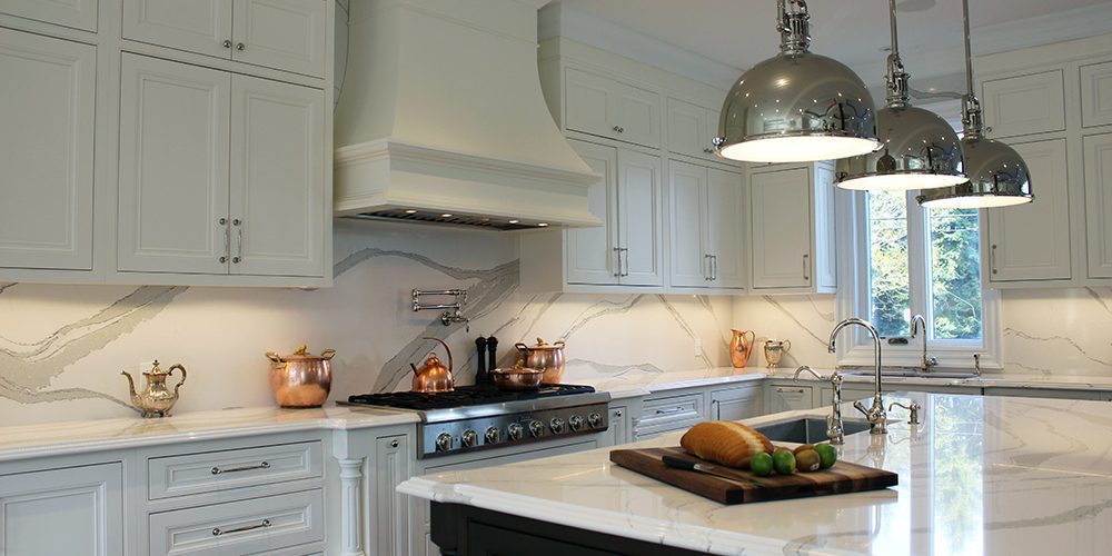 Classical kitchen, framed solid wood kitchen cabinets. Design and build by JK 2019