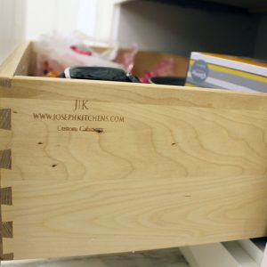 Dovetail joint drawers. Soft close pull outs. Toronto 2018