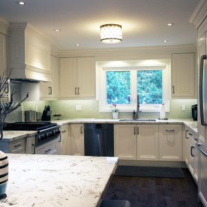 White kitchen- painted mdf