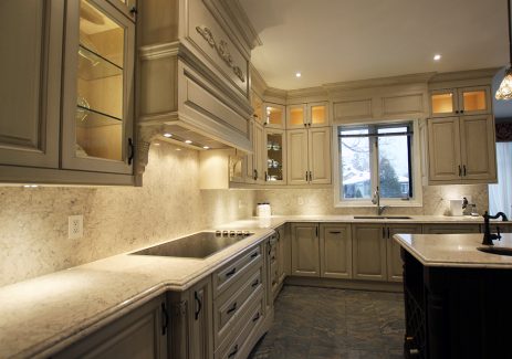 classic kitchen antique finished.