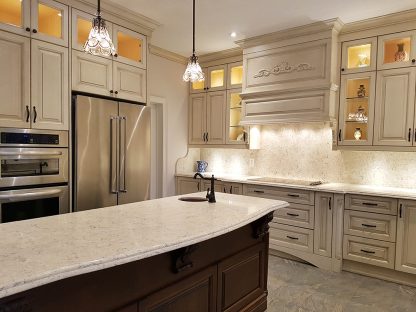 glazed kitchen- north york