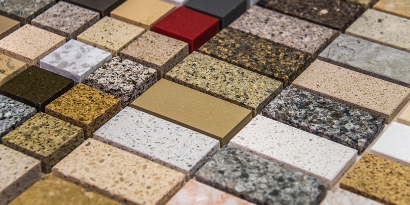 granite quartz or marble kitchen countertop