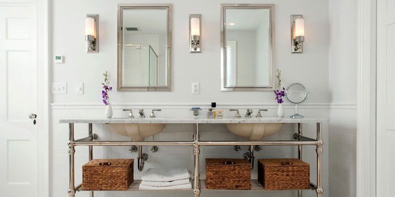 how to use lighting to make your bathroom vanity pop